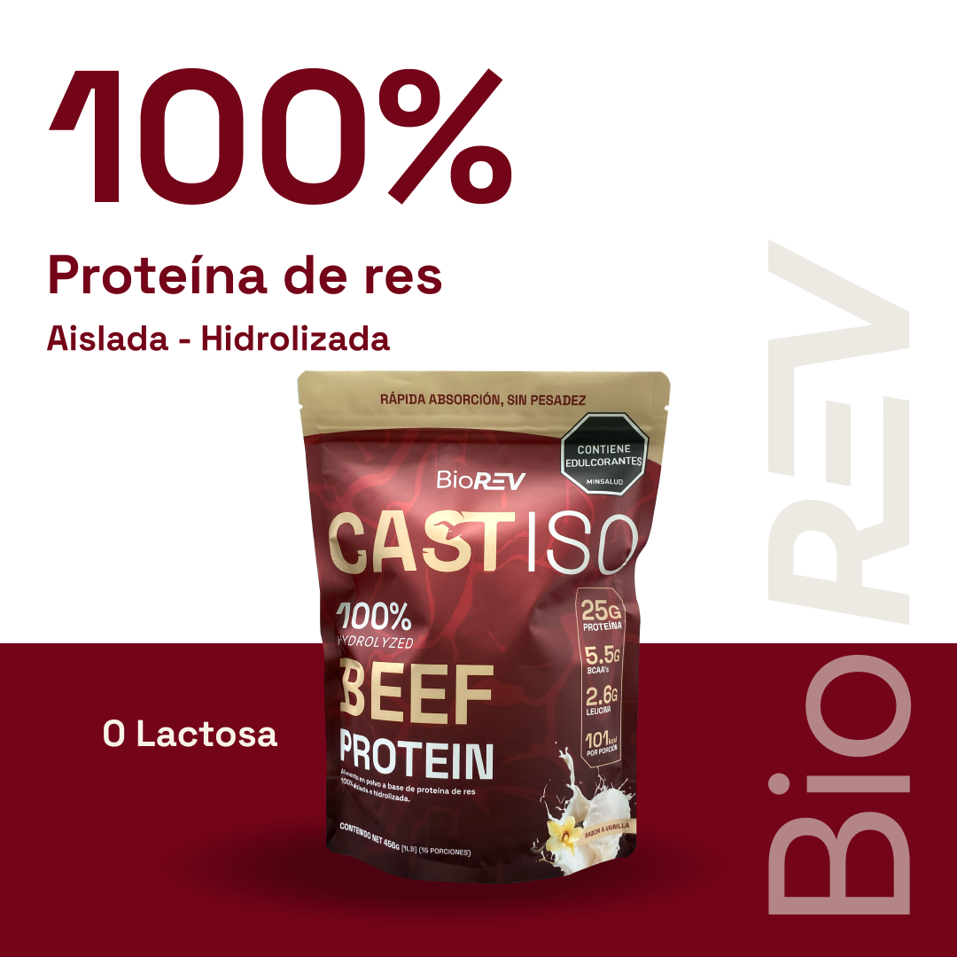 Proteína Aislada de Res 25g – Recuperación Limpia sin Inflamación
